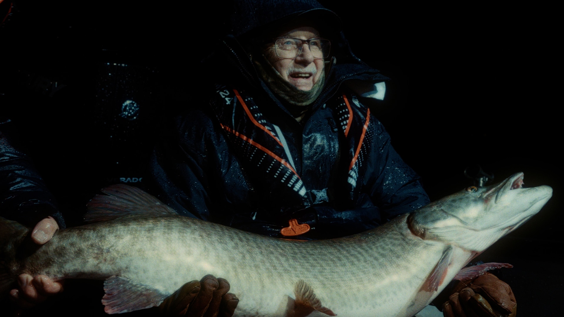 Ramsell aka “MuskieMan” happy to have caught a muskie
