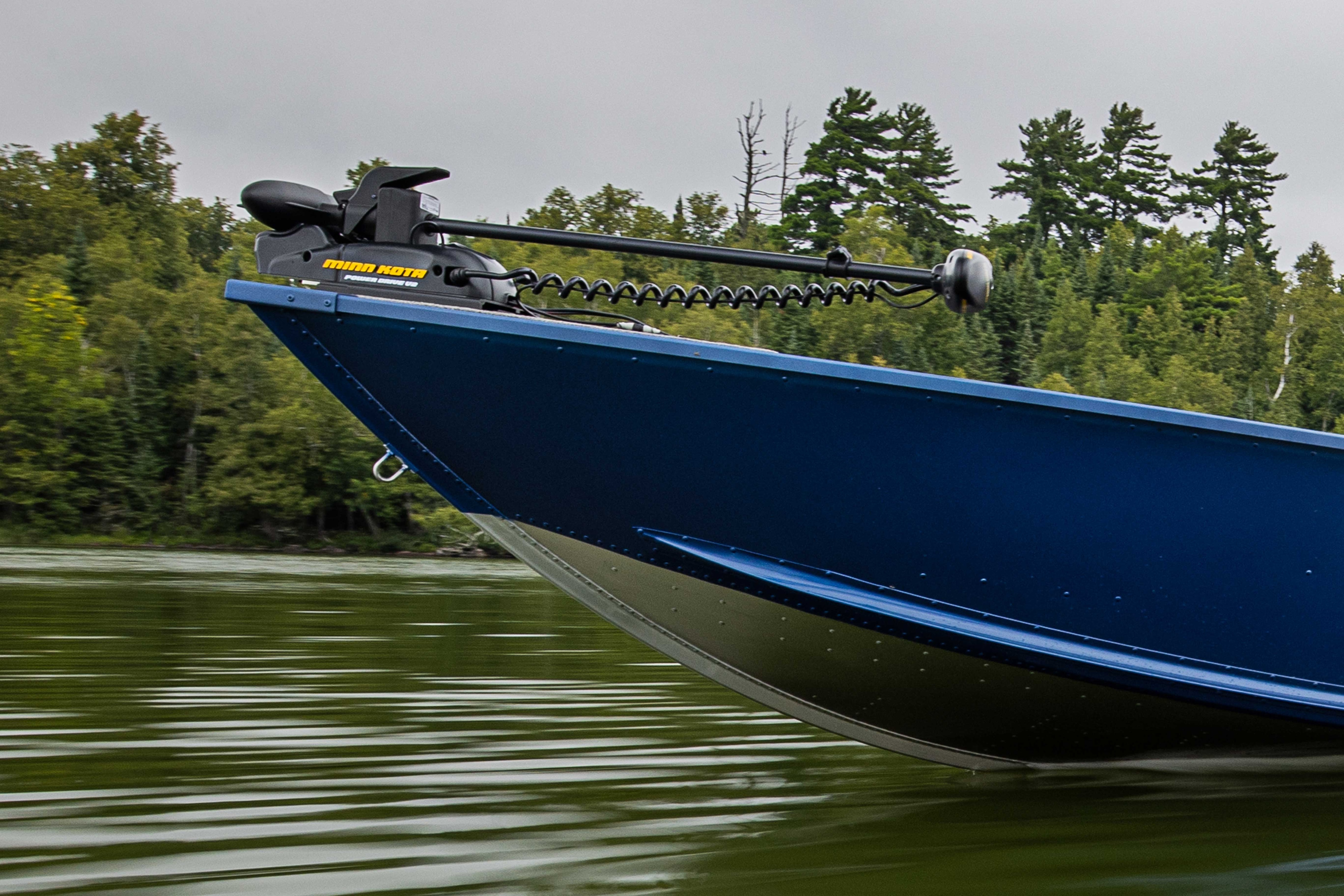 Multispecies Summit Blue Front of boat hull 