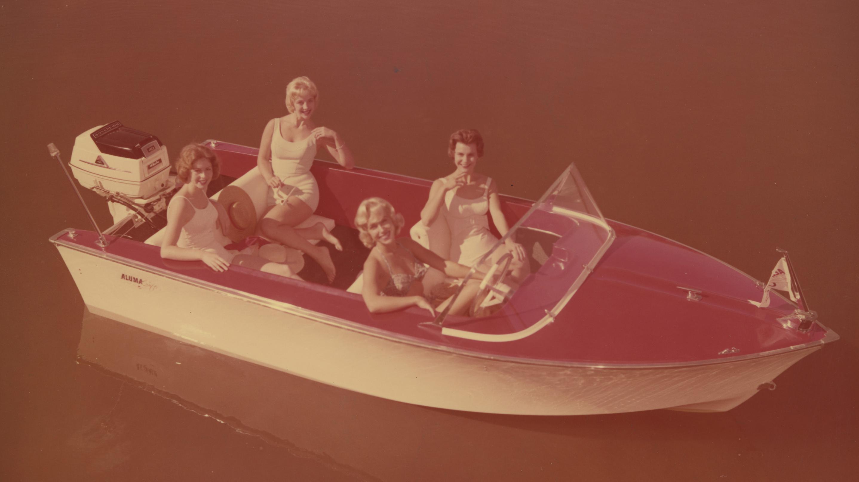 Vintage picture Alumacraft Queen Marie History