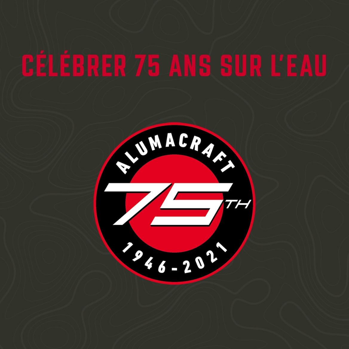 Alumacraft 75th anniversary logo 