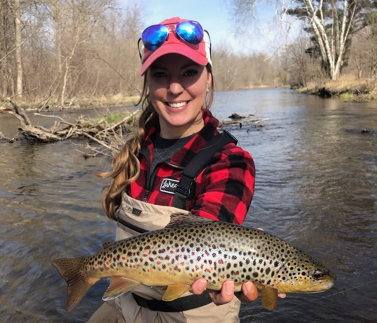 Another successful fishing trip for Alumacraft Ambassador Krysten Potega