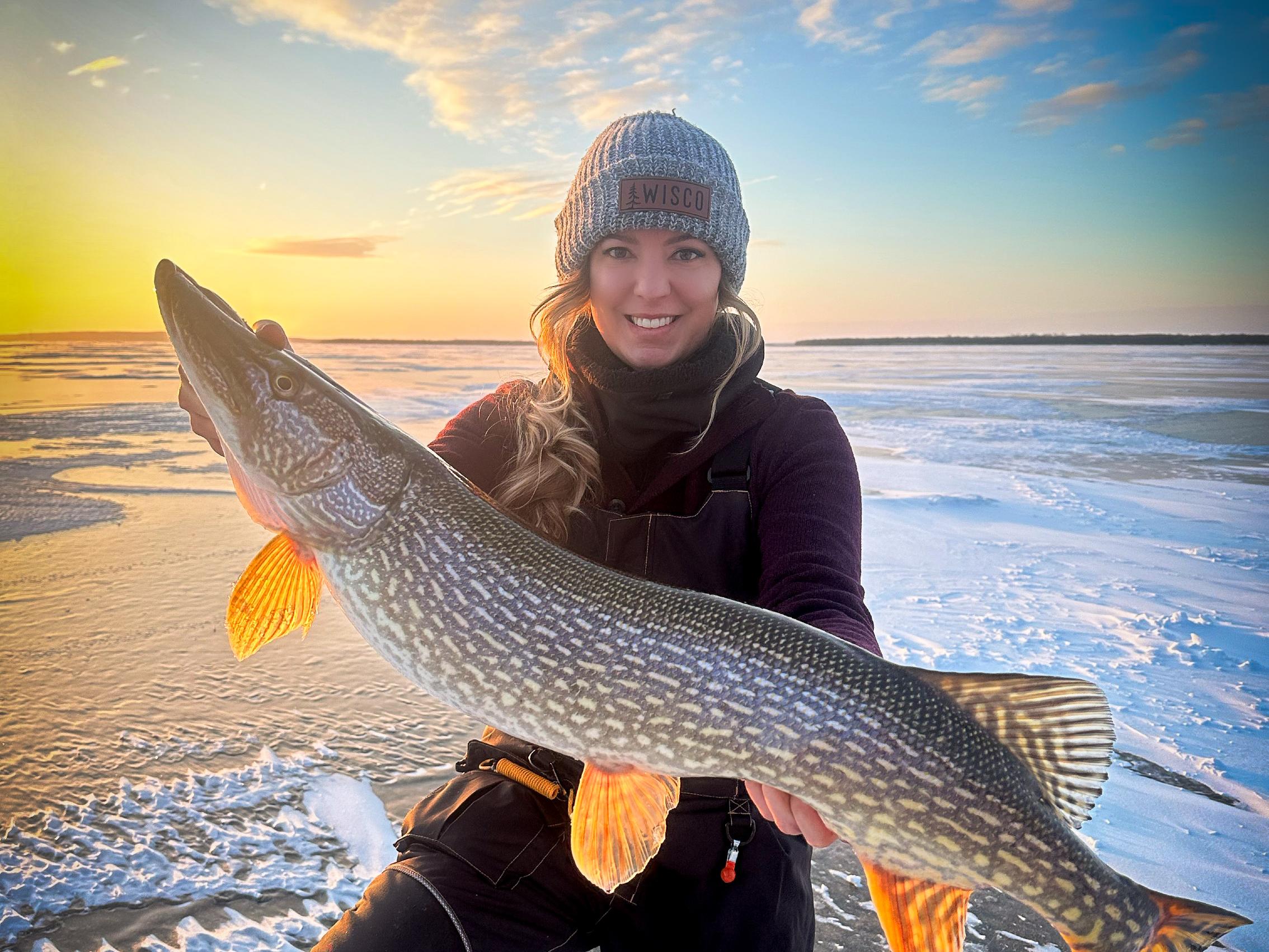 Another successful fishing trip for Alumacraft Ambassador Krysten Potega