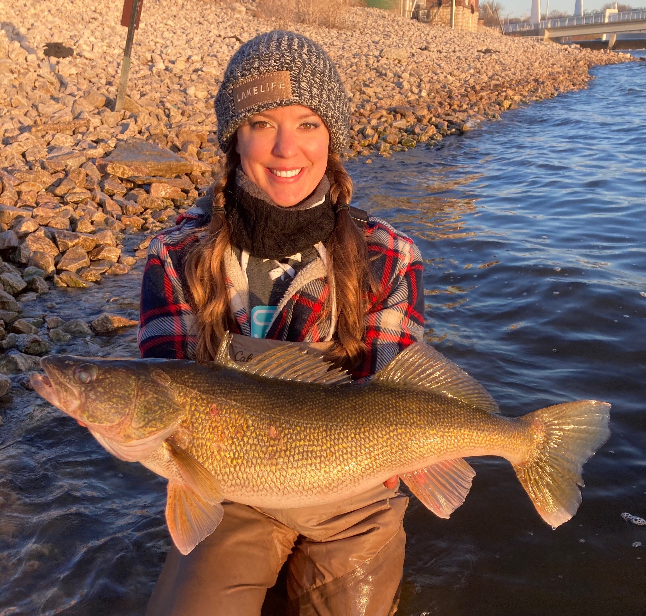 Another successful fishing trip for Alumacraft Ambassador Krysten Potega