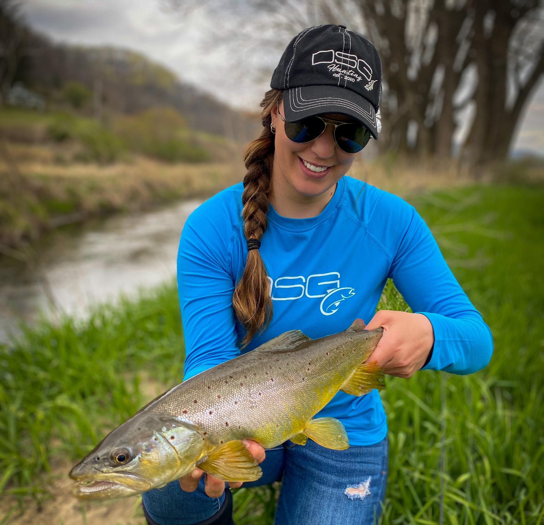 Another successful fishing trip for Alumacraft Ambassador Krysten Potega