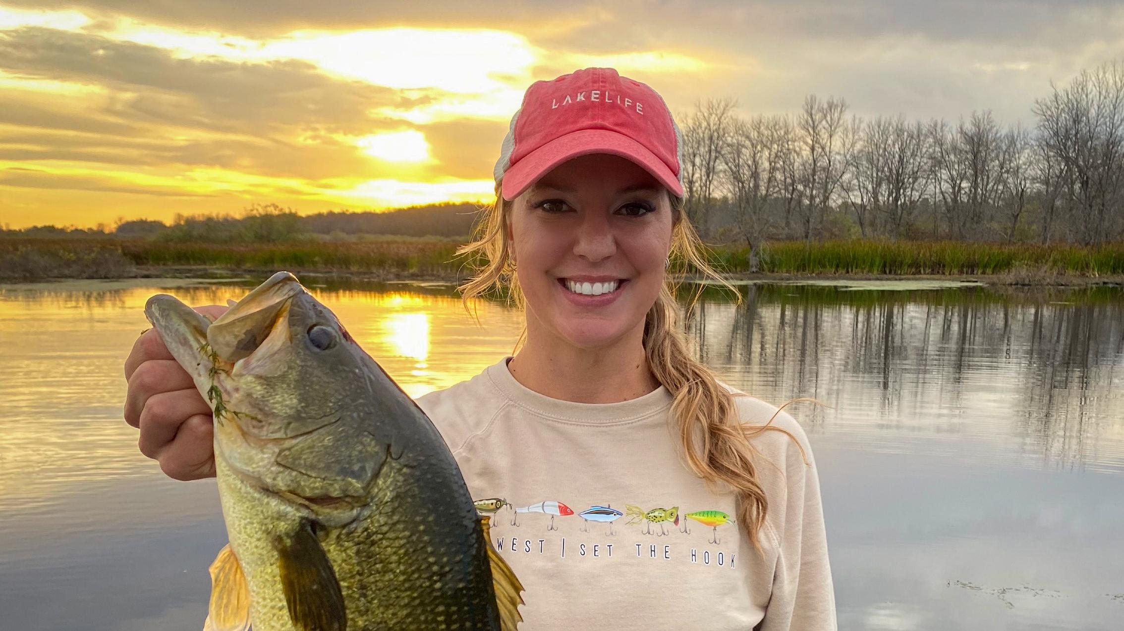 Another successful fishing trip for Alumacraft Ambassador Krysten Potega