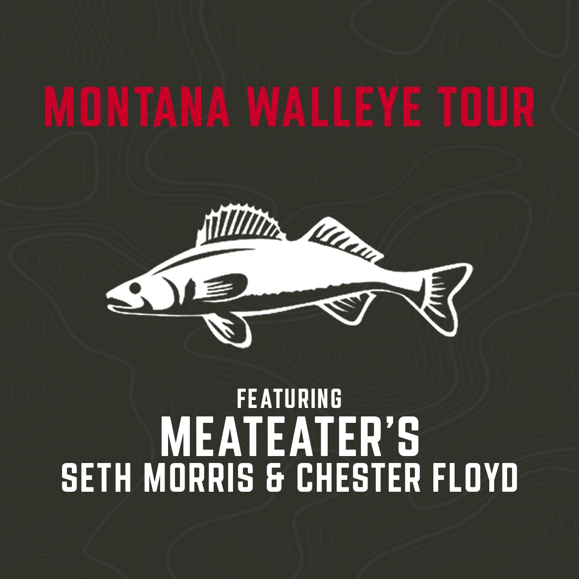Seth Morris and Chester Floyd catching Montana Walleye's in fishing tournament 